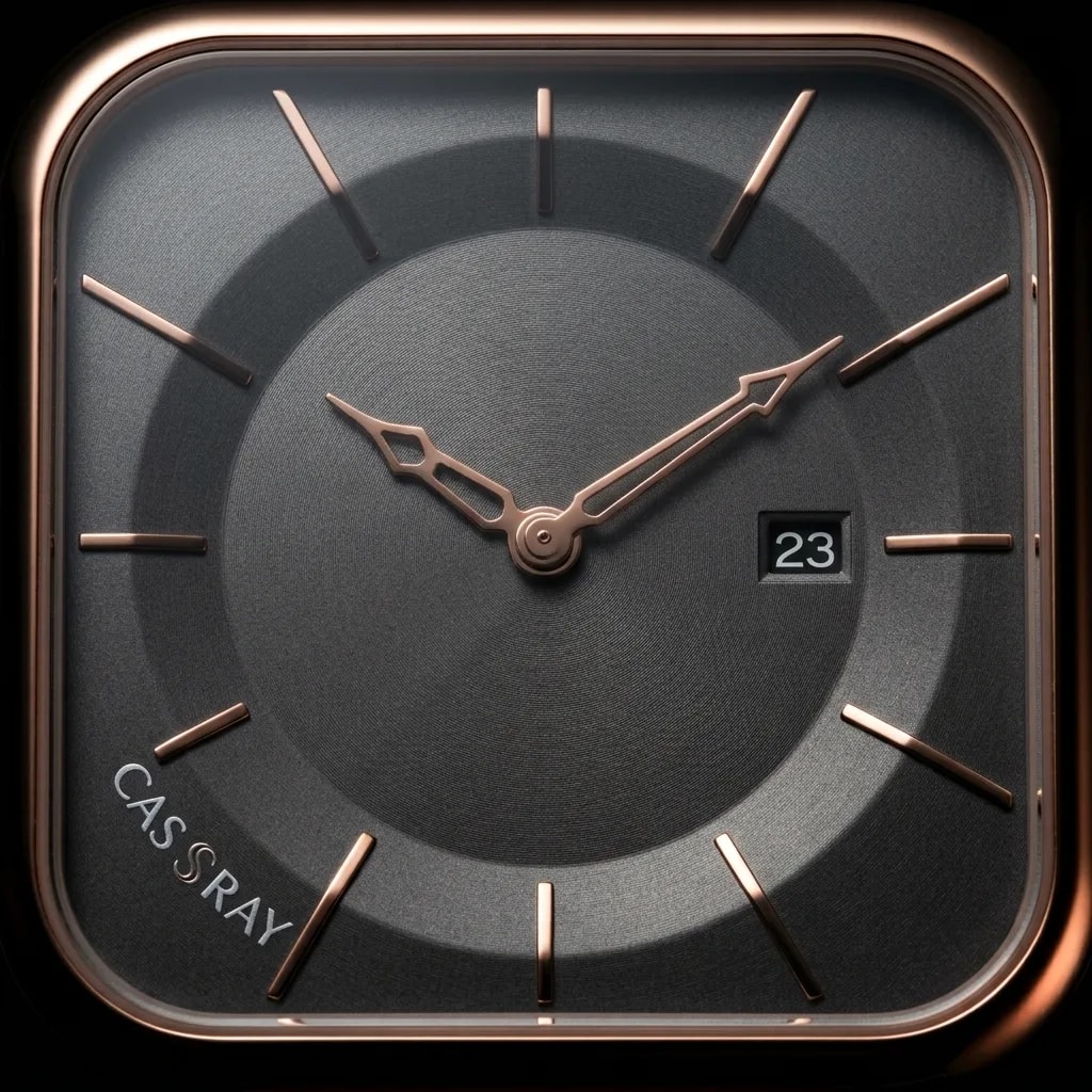 Cassray Brown & Bronze — dial detail