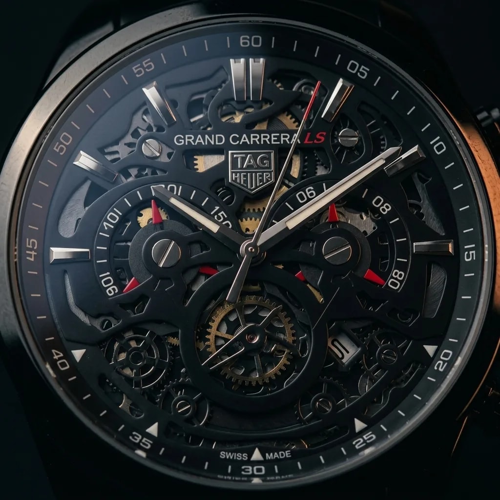 Grand Carrera Black — dial detail