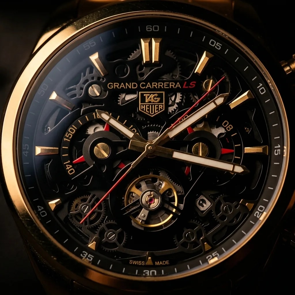 Grand Carrera Gold — dial detail