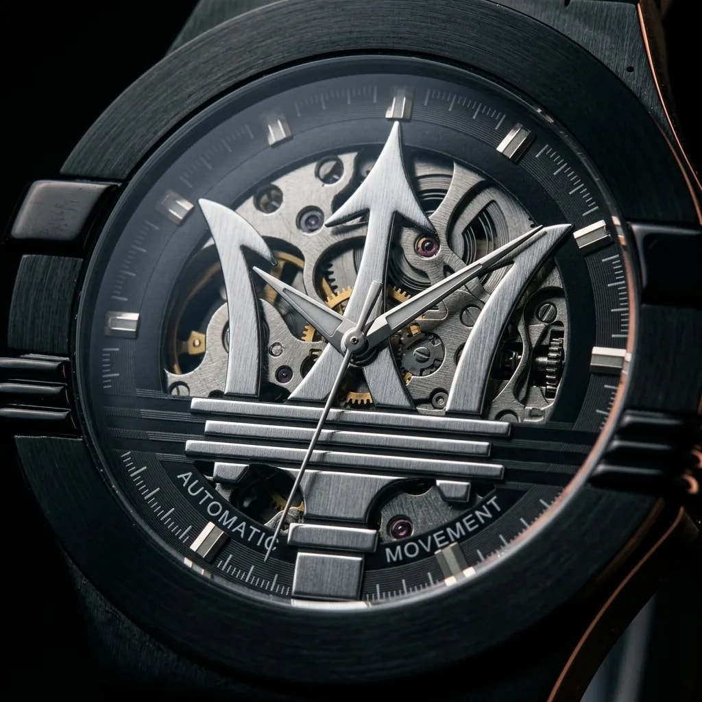 Maserati — dial detail